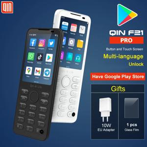 Google Play Store 새로운 Qin F21 Pro 스마트 터치스크린 휴대폰 2.8인치 3GB + 32GB / 4GB 64GB 블루투스 5.0