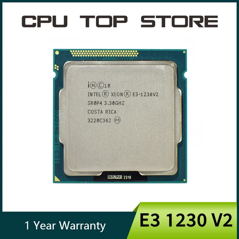 인텔 제온 E3 1230 V2 3.3GHz 4코어 CPU 프로세서 SR0P4 LGA 1155