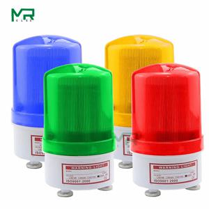 새로운 LED 스트로브 알람 램프 라이트 사이렌 12V, 24V, 110V, 220V 회전 경고등, 강력한 자기 베이스 설치 알람 1101
