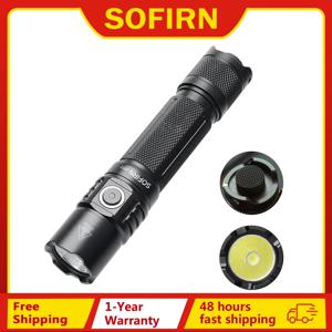 Sofirn SP35T 3800lm 전술 21700 손전등 강력한 LED 조명 USB C 충전식 토치, 듀얼 스위치 전원 표시기 ATR