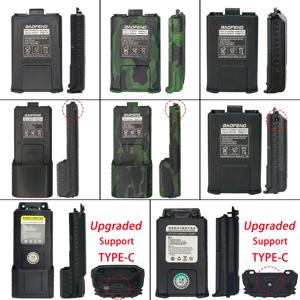 Baofeng UV 5R 배터리, USB, Baofeng UV5RA, UV5RE, UV5RT, 워키토키 옵션 충전기, 양방향 라디오 부품