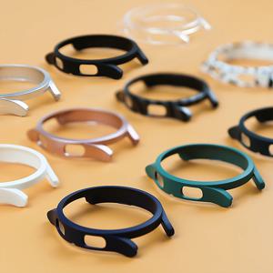 삼성 갤럭시 시계 4/5/6 용 PC 무광택 시계 케이스 40mm 44mm 커버 시계 6 클래식 43 47mm 4642 용 전방위 보호 범퍼