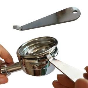 1pc 커피 파우더 컵 Portafilter 바구니 리무버 도구 스테인레스 스틸 커피 필터 도구 8x1cm Coffeeware 액세서리 실버