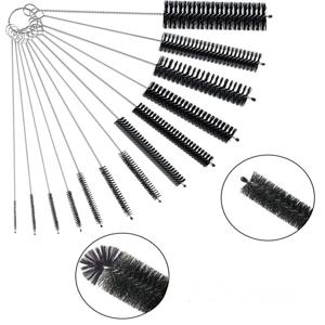 15/30Pcs 도구 브러쉬 자동차 및 오토바이 기화기 청소 바늘 세트 스테인레스 스틸 먼지 제거기 도구 브러시