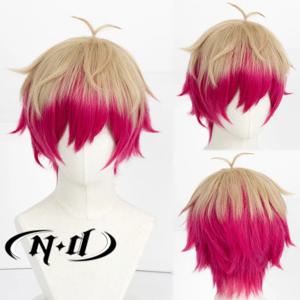 ND Alexis Ness 코스프레 가발 Anime BLUE LOCK 마술사 코스프레 마젠타 헤어 가발 애니메이션 Comic Con Coser Halloween Synthetic