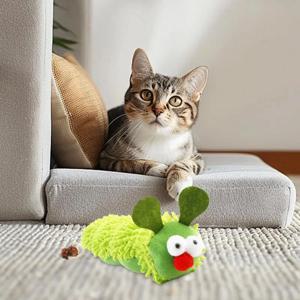 고양이 장난감, 매우 부드러운 주름 소리, 애완동물 씹는 장난감, 고양이의 젖니가 나는 상호 작용을 위한 실내 장난감
