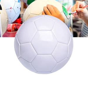 어린이 성인용 경량 흰색 축구공, 공식 사이즈 5, 축구 장난감, 교육용 놀이 스포츠 PVC DIY 선물