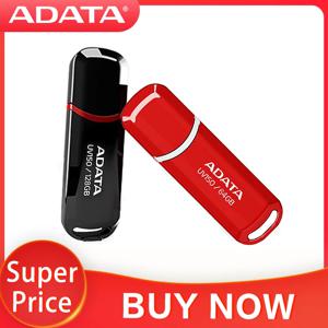 100% 오리지널 ADATA UV150 USB 플래시 드라이브 32GB 64GB 128GB 256GB USB 3.2 고속 Pendrive 미니 U 스틱 USB 메모리 스틱