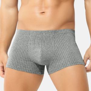 남성용 순면 속옷, 심플한 코튼 복서 브리프, 얇은 소년 스포츠, 편안한 통기성 복서 반바지, 여름