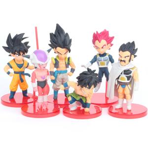 드래곤 볼 피규어 Saiyan Goku 미니 애니메이션 그림 20 스타일 장난감 Anim 모델 어린이 생일 선물 자동차 장식