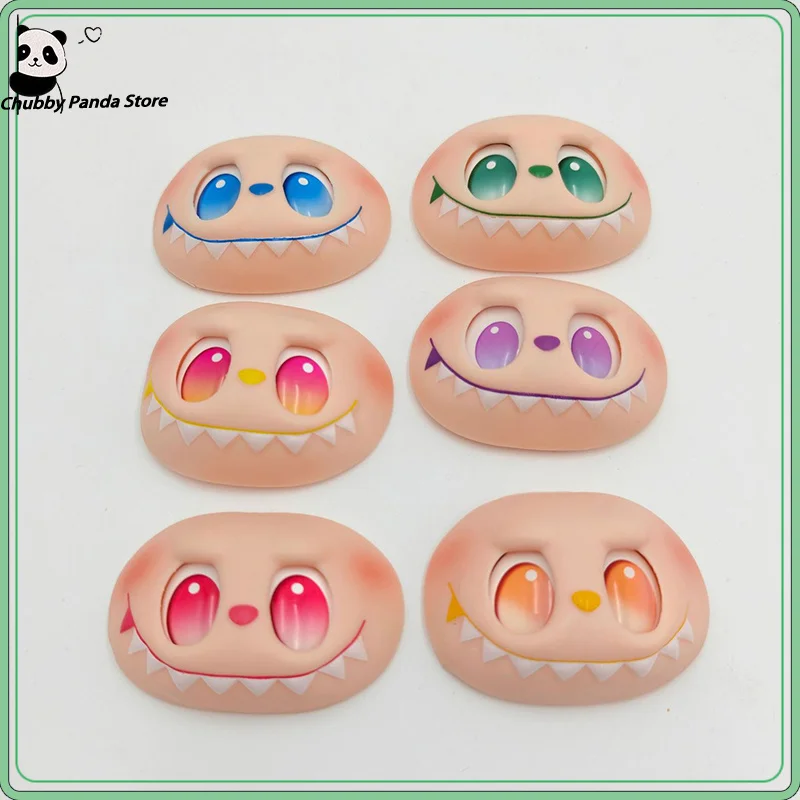 Labubu 비닐 인형 사용자 정의 액세서리 Labubu 3 세대 얼굴 손 피트 교체 부품 DIY 인형 용품 변경