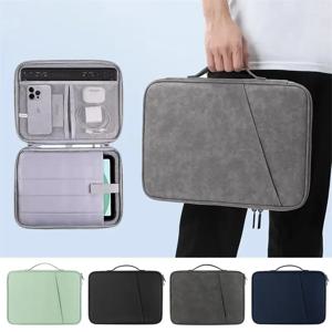 Macbook Air 11 12 13 인치 M4 M3 M2 M1 칩 Mac Book Pro 커버 액세서리 용 휴대용 충격 방지 핸들 가방 노트북 슬리브 케이스