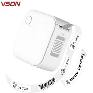 D11 D110 D101 라벨링 기계 VSON WP9529와 유사한 가정/학교/주방용 휴대용 미니 프린터 스마트 라벨 프린터 라벨