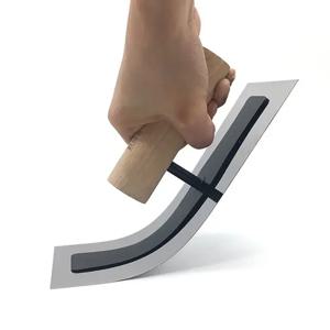 240mm 건설 콘크리트 긁는 도구 석고 흙손 스테인레스 스틸 석고 흙손, 타일 바닥 벽 시멘트 진흙 흙손