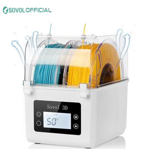 Sovol 2 롤 필라멘트 탈수기 스풀 홀더 필라멘트 드라이 박스 1.75mm, 2.85mm ABS PLA PETG TPU FDM 소재 3D 프린터
