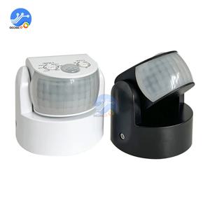 모션 센서 AC220-240V 모션 탐지기 자동 180-360 학위 스위치 빛 야외 적외선 센서 타이머 PIR 모션 센서