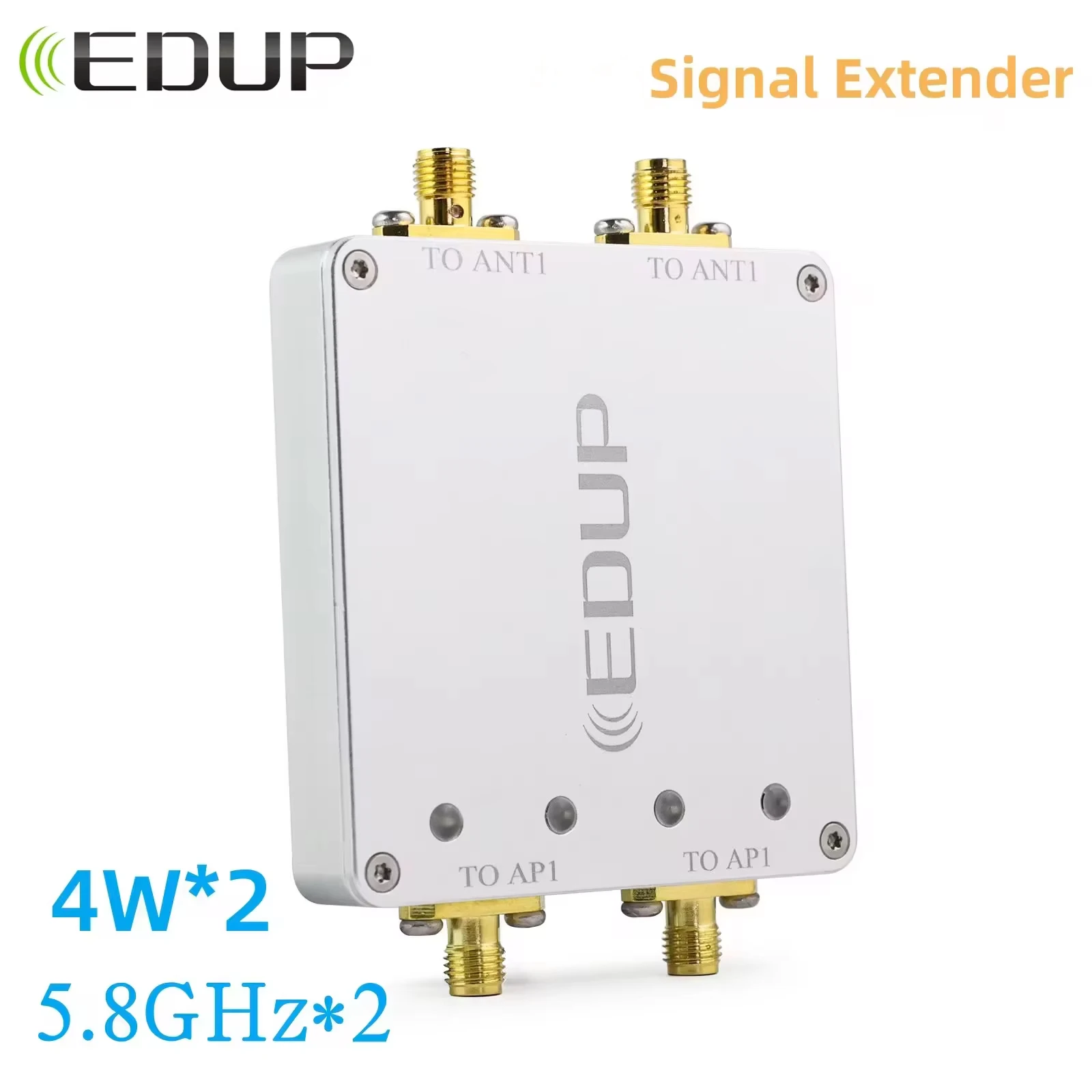 EDUP AB025 4W 5.8GHz 신호 증폭기 듀얼 채널 공유기 신호 확장기 WiFi 증폭기 장거리 WiFi 신호 확장기