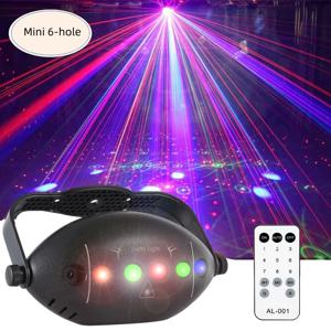 72 패턴 디스코 조명 무대 조명 USB 미니 DJ 사운드 톤 플래시 레이저 프로젝터 조명 ​​클럽 무대 효과 축제 장식