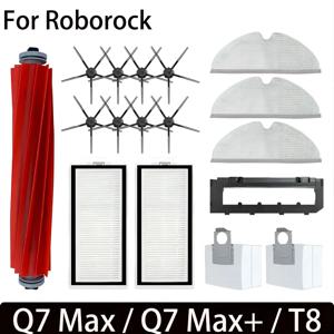 Roborock Q7 Max / Q7 Max+ / Q7 Plus / T8 액세서리 메인 사이드 브러시 Hepa 필터 걸레 로봇 진공 청소기 예비 부품