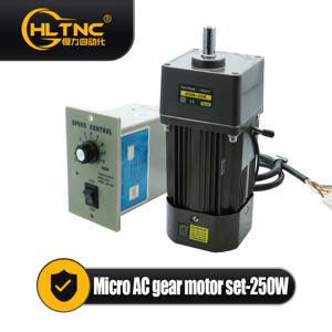 250W 마이크로 AC 모터 110v 220v 단상 비동기 모터 기어 모터 15mm 모터 샤프트 + 속도 컨트롤러 5RPM-1350RPM 50/60hz