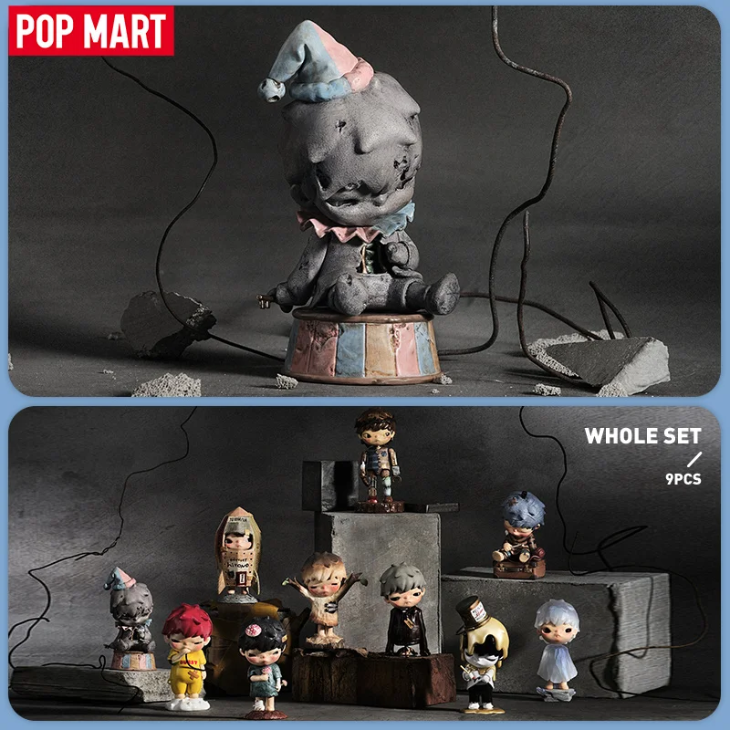 팝 마트 히로노 리쉐이프 시리즈 미스터리 박스 랭 1PC/9PCS POPMART 블라인드 박스 애니메이션 액션 피규어 귀여운 입상