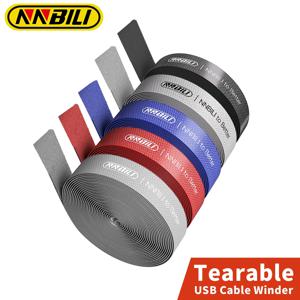 NNBILI USB 케이블 주최자 와이어 와인 더 타이 이어폰 마우스 코드 관리 iPhone 용 USB 충전기 케이블 보호기 Samsung Xiaomi