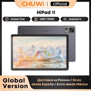 CHUWI HiPad 11 태블릿 10.95인치 1920x1200 FHD 4G LTE Unisoc T616 6GB LPDDR4 128GB Android 14 태블릿 PC(게임용 Widevine L1)