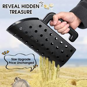 금속 탐지기 ABS 모래 특종 삽 세트, 강철 해변 파기 필터, 지하 금속 보물 탐지