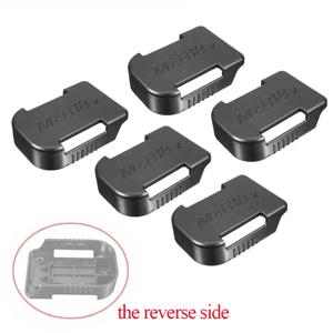 5pcs 도구 전원 배터리 마운트 Makita 18V 14.4V 용 스토리지 스탠드 홀더 Bosch 배터리 홀드 선반 랙 보관 케이스