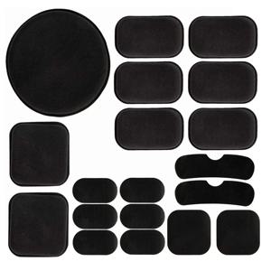 Universal Airsoft 19pcs 헬멧 패드, 헬멧 교체 폼 패딩 키트 Fast/Mich/ACH/USMC/PASGT 헬멧 용 매트 세트