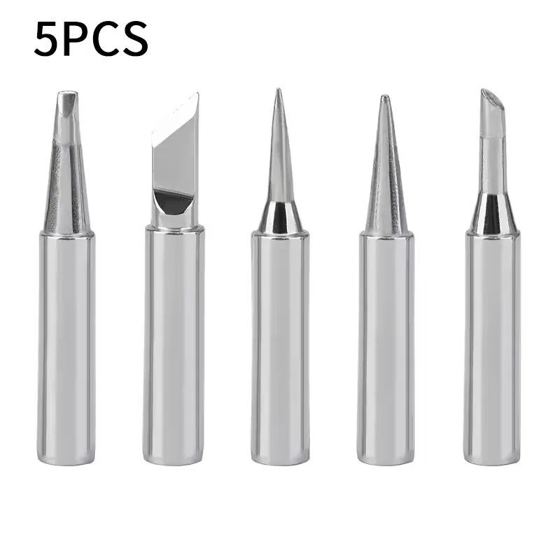 5PCS/10PCS 납땜 인두 팁 납땜 인두 헤드 세트 DIY 전기 납땜 인두 교체 팁 수리