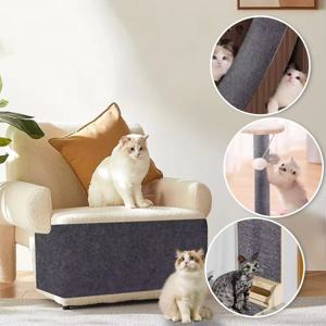 안티 고양이 Scratcher 소파 테이프 긁는 포스트 소파 보호 유물 자기 접착 카펫 고양이 스크래치 보드 고양이 장난감