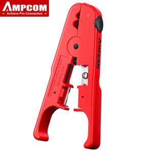 AMPCOM 와이어 스트리퍼 이더넷 케이블 커터 원형 케이블 절단 도구 CAT7 CAT6 CAT5E CAT5 원형 와이어 용 Lan 케이블 스트리핑 도구