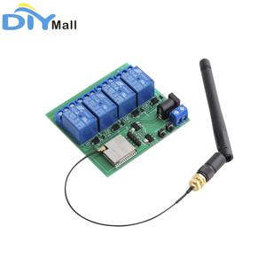 ESP32S 4 채널 와이파이 블루투스 호환 릴레이 모듈, 2.4G 와이파이 안테나 esp32-wroom-32u