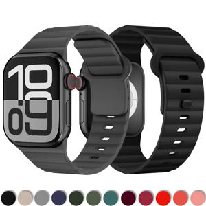 애플 워치 밴드용 스포츠 실리콘 스트랩, 아이워치 울트라 2 시리즈 10 9 8 7 SE, 44mm, 40mm, 46mm, 41mm, 49mm, 42mm, 45mm