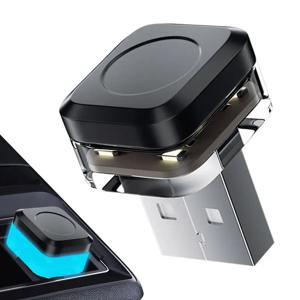 자동차 USB LED 조명 분위기 램프 플러그 플레이, 범용 LED 인테리어 분위기 조명, 자동 독서 램프 장식, 장식 스트립, 1x