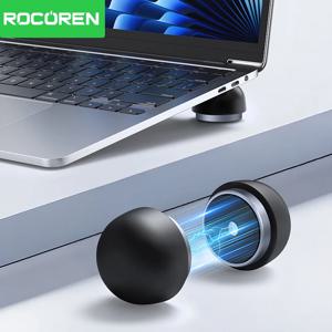 Rocoren 노트북 스탠드 노트북 액세서리 노트북 버섯 홀더 Macbook Pro Air 지원 브래킷 용 마그네틱 미니 쿨러 스탠드