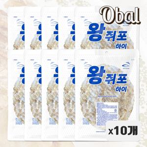 신선한 건어물 쥐포 안주 [신짜오킴] 왕쥐포하이35g *10개