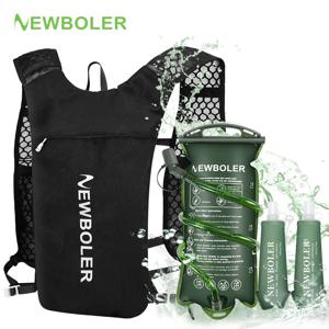 NEWBOLER 야외 트레일 러닝 배낭 초경량 여성 남성 러닝 레이스 하이 드레이션 조끼 마라톤 하이킹을위한 마라톤 자전거 가방