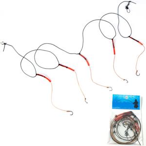 1psc 5 #   -14 #   Fishhooks 스테인레스 스틸 장비 회전 낚시 태클 미끼 Pesca 미끼 단일 후크 조합 5 후크 작은 후크