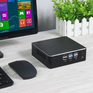 XCY 미니 PC 인텔 코어 프로세서 i7 5500U i5 5200U i3 5005U 8GB DDR3L 128GB 256GB SSD 300Mbps WiFi 8x USB 포트 Windows 10 Linux