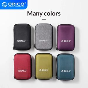 ORICO 2.5인치 하드 디스크 박스 단색 보호 가방 하드 디스크 저장 보호에 적합한 휴대용 하드 디스크 케이스