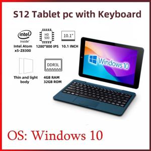 4GB 램 64GB 저장용량 EZPAD7 64비트 윈도우 10 태블릿 10.1인치 1920*1200 IPS HD-MI 포트 USB 3.0 1개 쿼드 코어 인텔 아톰 x5-Z8350 CPU