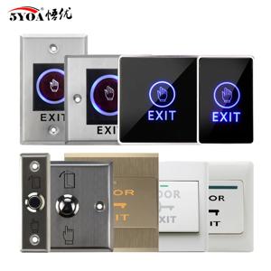 액세스 버튼 도어 출구 푸시 스위치 터치 릴리스 없음 게이트 오프너 도어 액세스 제어 시스템 항목 오픈 터치