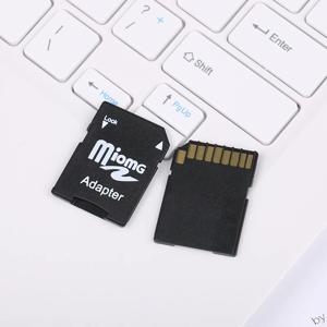 5Pcs 마이크로 SD 트랜스 플래시 TF SD SD HC 메모리 카드 어댑터 변환기 블랙