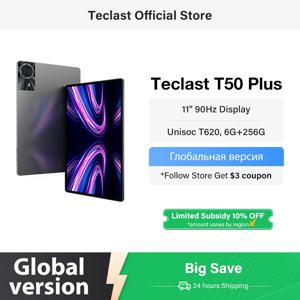 새로운 Teclast T50 Plus 안드로이드 15 태블릿 11인치 2K 120Hz 고주사율 8GB + 256GB UNISOC T620 8000mAh 배터리 8MP+13MP 카메라 4G 탭