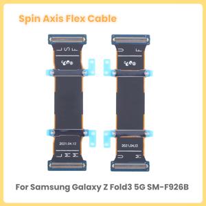 삼성 갤럭시 Z Fold3 5G SM-F926B 전화 플렉스 케이블 수리 교체 부품에 대한 1 쌍 스핀 축 플렉스 케이블