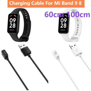 Xiaomi Mi Band 9 8 용 USB 충전 케이블 Xiaomi Mi Band 9 NFC 8 NFC 여행용 충전, 60/100cm 용 자기 충전기