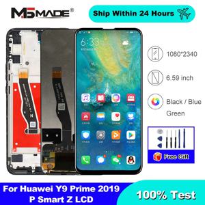 화웨이 P 스마트 Z LCD Y9 프라임 2019 디스플레이 STK-LX1 LCD 터치 스크린 디지타이저 교체 부품 P 스마트 Z 디스플레이 용 IPS