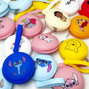 1PCS 미스 버니 마리 고양이 덤보 칩과 데일 휴대용 인쇄 실리콘 아기 젖꼭지 젖꼭지 가방